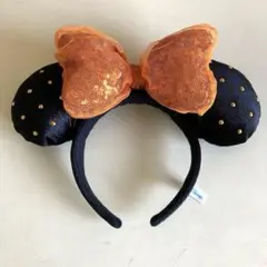 東京ディズニーリゾート 2024ミニーマウス カチューシャ　オレンジ　ハロウィン