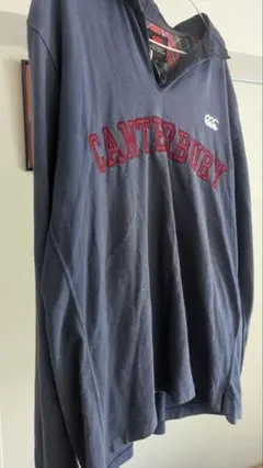 canterbury 長袖ポロシャツ 04 ネイビー