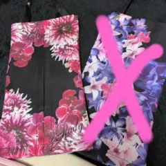 花柄ティッシュボックスカバー
