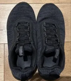 Puma ブラック キッズシューズ 23cm