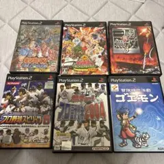 PS2ソフトセット（プロ野球スピリッツ6・キン肉マンなど）