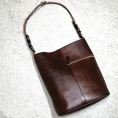 ★モンタナ Montana★オールレザー バケツ型 ショルダーバッグ 本革