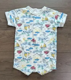 プチバトー　ヨット柄　ロンパース 74cm