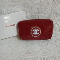 新品 CHANEL シャネル ノベルティ ポーチ エナメル