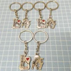 3個ペアセット キーホルダー Loveyouペア ペアセット