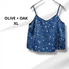OLIVE + OAK 星月プリントキャミソール XL