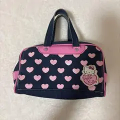 レア！当時物！平成ハローキティ ハート柄 ハンドバッグ