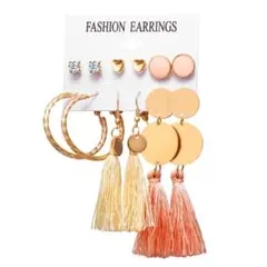 まとめ買いお得 タッセルピアス プチプラ アクセサリー