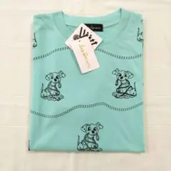 未使用 ダルメシアン 犬プリント Tシャツ M～L