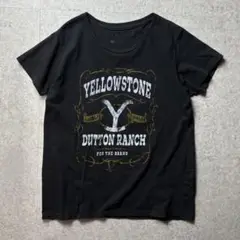Yellowstone 海外ドラマ　Dutton Ranch ウエスタン　黒　M