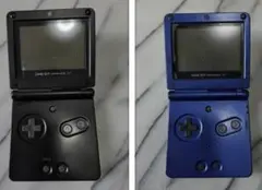 ゲームボーイアドバンスSP 本体 青 黒　2個セット