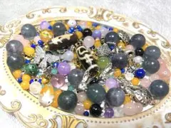 （465)天然石まとめ売り◆200グラム◆B品あり◆パワーストーン