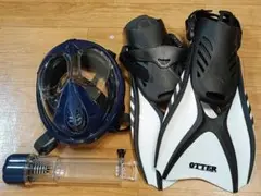 シューノーケル フィンセット フルフェイスシュノーケル フィンセット