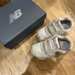 New Balance 996 キッズスニーカー 16.5cm グレー　ベージュ