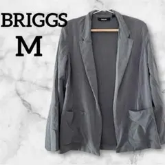 値下げ歓迎✨ BRIGGS 【M】ジャケット グレー 灰色 春服 秋服