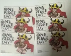ONE PIECE DAY 25 オリジナルステッカー　ルフィ 6枚