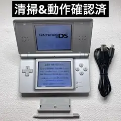 id4【液晶美品】Nintendo DS Lite グロスシルバー本体