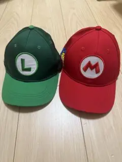 スーパーマリオ&ルイージ　kids用　ペアキャップ