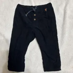 H&M ネイビー コーデュロイ ボトムス 80