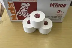 ミューラー テーピング ホワイトテープ 非伸縮性テープ 51mm 3個