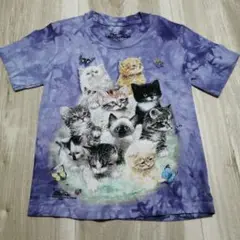 THE MOUNTAIN 猫 キッズ服 Tシャツ Sサイズ