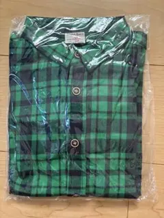 Right Euro 緑黒チェック 長袖シャツ 130/64 120推奨