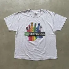 00s enterprise 企業モノ　Tシャツ　XL 霜降りグレー
