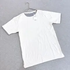 タケオキクチ　半袖Tシャツ　M ホワイト　ワールド　綿100% 未使用