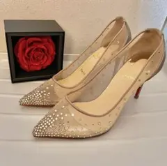 クリスチャンルブタン スワロフスキー パンプス