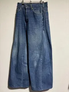 levis リメイク バギーデニム　古着　リーバイス