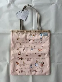 新品　レスポートサック　ピーターラビット　トートバッグ　ピンク