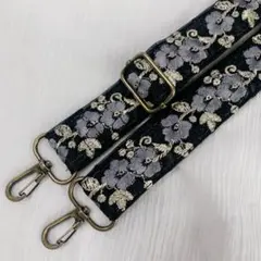 ●在庫SALE●スマホショルダー　ショルダーストラップ　【インド刺繍リボン】