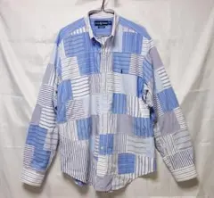 名作 ラルフローレン パッチワークシャツ XL Ralph Lauren