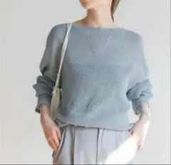 noble ニュージーウールワイドドルマンプルオーバー noble ニュージーウールワイドドルマンプルオーバー - メルカリ