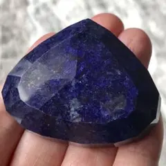 サファイア 原石 特大 ルース 303ct 【鑑別】色強化 コランダム 鉱石