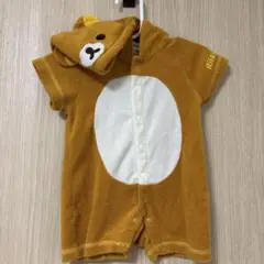 リラックマ★フード付き★タオル生地★ロンパース★70