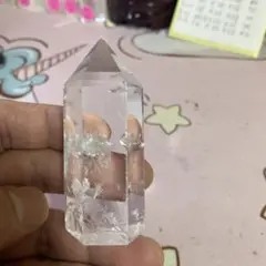 ブラジル産白い 水晶クラスター 能量六角柱　(幸運水晶原石)B12