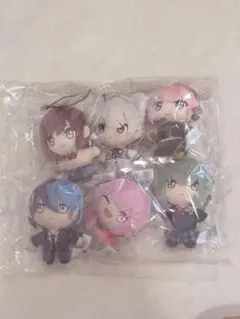 プロセカ一番くじぬいぐるみ6体セット ストラップ付き