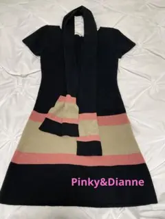 Pinkyu0026Dianne ストール付ニットワンピース