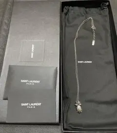 希少品★SAINT LAURENT 21ss シルバーネックレス サンローラン
