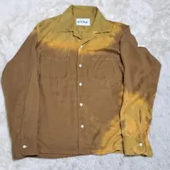 NOMA t.d. Bleach LS Shirt / オープンカラーシャツ