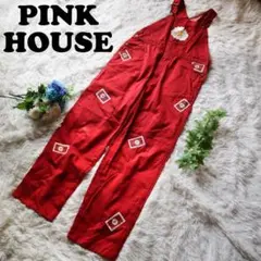 ピンクハウス PINK HOUSE オーバーオール オールインワン ひまわり