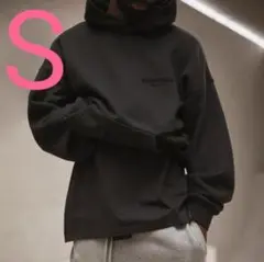 新作 22SS Essentials エッセンシャルズ パーカー ブラック S