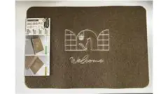 玄関マット　WELCOME　ネコ　CAT 屋内屋外兼用