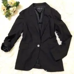 【美品】INDIVI 黒テーラードジャケット　レディース　05サイズ