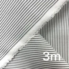 播州織　綿ポリエステルストライプ　3m