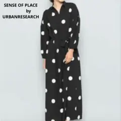 SENSEOFPLACE byURBANRESEARCH オールインワン 水玉