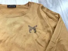 291295=HOMME メンズ　Lサイズ　長袖　コットン×カシミア　セーター