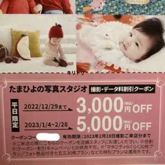 たまひよの写真スタジオ クーポン