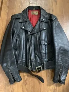 v*a様 ヘラクレス　Dポケライダース　サイズ４０ 1950s【HERCULESヘラクレス】Dポケライダースジャケット - 古着